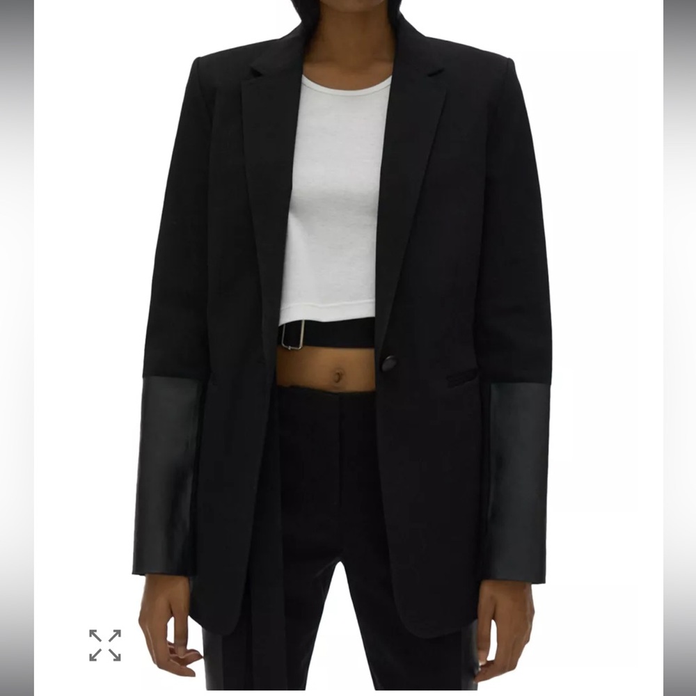 Helmut Lang Contrast Panel Blazer